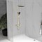 VINCEA Cube Душевая стойка с изливом, брашированное золото VSFS-4C12BG