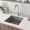 LEMARK Sinara 440-U Кухонная мойка из кварцгранита ширина 45 см, антрацит 9910067