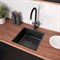 LEMARK Olanga 440 Кухонная мойка из нержавеющей стали ширина 45 см, черный матовый 9932124