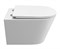 BELBAGNO Tre Унитаз подвесной, безободковый, с системой смыва "Торнадо", с сиденьем soft close, белый BB5180CH-TOR/SC