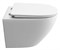 BELBAGNO Uno Унитаз подвесной, безободковый, с системой смыва "Торнадо", с сиденьем soft close, белый BB5177CH-TOR/SC