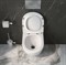 BELBAGNO Uno Унитаз подвесной, безободковый, с системой смыва "Торнадо", с сиденьем soft close, белый BB5177CH-TOR/SC