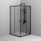 AM.PM Sunny Душевой уголок прямоугольный, раздвижные двери 120x90 черный,стекло прозрачное W87G-403-12090-BT