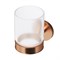 AM.PM X-Joy Стеклянный стакан с настенным держателем, роз. золото A85A34344