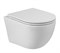 CEZARES Relax Унитаз подвесной, безободковый с системой смыва "Торнадо", с сиденьем soft close, 53 см, цвет белый CZR-3806-53-TH-TOR/SC