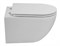 CEZARES Relax Унитаз подвесной, безободковый с системой смыва "Торнадо", с сиденьем soft close, 53 см, цвет белый CZR-3806-53-TH-TOR/SC