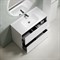 SANCOS Libra Floor Тумба под раковину  напольная,  990х450х840, c двумя ящиками оснащенными доводчиками, белый глянец , арт. LB100FW LB100FW