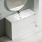 SANCOS Libra Floor Тумба под раковину  напольная, 1190х450х840, c двумя ящиками оснащенными доводчиками, белый глянец , арт. LB120F-1W LB120F-1W