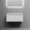 SANCOS Very Тумба подвесная 890х445х406, c одним  ящиком оснащенным доводчиками, Bianco , арт.VR90W VR90W