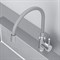 AM.PM X-Joy S Смеситель для кухни с гибким изливом, серый / хром F85B07605