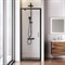 AM.PM Gem Дверь душевая распашная 80x195, черный, стекло прозрачное W90G-80-1P-BT