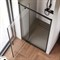 AM.PM Gem Дверь душевая распашная 90x195, черный, стекло прозрачное W90G-90-1P-BT