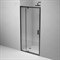 AM.PM Gem Дверь душевая распашная 100x195, черный, стекло прозрачное W90G-100-1P-BT