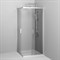 AM.PM Gem Душевое ограждение квадратное, раздвижный двери 90x90 хром матовый, стекло прозрачное W90G-403-9090MT