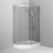 AM.PM Like Душевое ограждение асимметричное 120x80 двери раздвижные, стекло прозрачное, профиль матовый хром W83UG-302U120MT