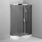 AM.PM Like Душевое ограждение асимметричное 120x80 двери раздвижные, стекло тонированное, профиль хром W83UG-302U120CG