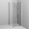 AM.PM Sunny Душевое ограждение 5-угольное, распашная дверь 90x90 серебро, стекло прозрачное W87G-405-9090-MT