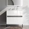 AM.PM Sense База под раковину, универсальная, 80 см, 2 ящика, цвет белый глянец M7BFUX0802WG