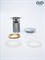 GID Донный клапан  с переливом Ch100-1 73303K хром 7x7x10 GID-73303k
