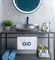GID Раковина 9030s 52235 накладная хром 48x34x15 GID-52235