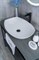 GID Раковина N9137 51177 накладная белая 56x40x16 GID-51177