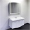 COMFORTY Тумба-умывальник подвесная Палини-100 белый глянец с раковиной 3310 00-00019754CF