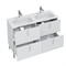 SANTA Тумба для раковины "Вега 120" напольная 4 ящика (ум. Венера 120), цвет белый 700451