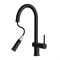 CERSANIT Melar Смеситель для кухни однорычажный с выдвижным изливом черный A68228
