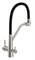 CERSANIT Vivo Смеситель для кухни однорычажный с фильтром с гибким изливом сатин A64837