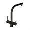 CERSANIT Crea Смеситель для кухни однорычажный с фильтром черный A68223