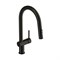 CERSANIT Brasko Смеситель для кухни однорычажный с выдвижным изливом черный A68225