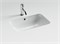 CERAMICA NOVA Element Раковина встраиваемая снизу 540x360x190 с отверстием слива перелива цвет белый CN7018 - фото 296137