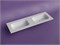 CERAMICA NOVA Grace Раковина накладная мебельная прямоугольная 1410x457x137 с двумя чашами без отверстий под смеситель цвет белый CN7022wx