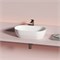 CERAMICA NOVA Twist Раковина накладная овальной формы 500x300x140 белый CN12001