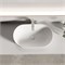 CERAMICA NOVA Twist Раковина накладная овальной формы 500x300x140 белый матовый CN12001MW
