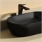 CERAMICA NOVA Twist Раковина накладная овальной формы 500x300x140 черный матовый CN12001MB