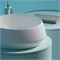 CERAMICA NOVA Maya Раковина накладная круглая 400x400x140 белый матовый CN12004MW
