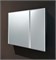 AQUATEK Шкаф зеркало для ванной AQ7608-MC прямоугольное, 636*660*134 AQ7608-MC