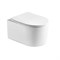 AQUATEK Mia Унитаз-компакт подвесной безободковый 490*370*340 мм, белый, смыв ТОРНАДО, горизонтальный выпуск, тонкое сиденье с механизмом плавного закрывания, белый AQ2004T-00