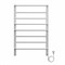 TERMINUS Евромикс П8 500х800 электро белый матовый ( new встроен диммер) Полотенцесушитель 4670078554598
