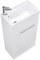 1MARKA Lira Тумба с раковиной напольная ширина 40 см, цвет белый У85921