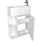 1MARKA Stretto Тумба с раковиной подвесная ширина 60 см, цвет белый У94717