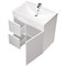 1MARKA Cube Тумба под раковину напольная ширина 75 см, цвет белый У79532