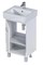 1MARKA Tera Тумба под раковину напольная ширина 55 см, цвет белый У76059