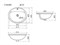 CERAMICA NOVA Раковина встраиваемая сверху Sun овальная с переливом 515x455x200 мм цвет белый арт. CN6080 CN6080
