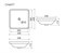 CERAMICA NOVA Раковина встраиваемая сверху Element с отверстием слива - перелива  квадратной формы 438x438x172 мм  цвет белый  арт. CN6077 CN6077
