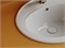 CERAMICA NOVA Раковина встраиваемая сверху Sun с отверстием слива - перелива овальной формы 565x495x200 мм  цвет белый  арт. CN6079 CN6079