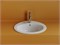 CERAMICA NOVA Раковина встраиваемая сверху Sun с отверстием слива - перелива овальной формы 565x495x200 мм  цвет белый  арт. CN6079 CN6079