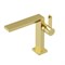SANCOS Linn Смеситель для раковины, брашированное золото, PVD покрытие, арт. SC9019BG SC9019BG