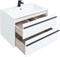 AQUANET Тумба под раковину подвесная Lino 70 белый матовый AQUANET-253902 - фото 302619 AQUANET Тумба под раковину подвесная Lino 70 белый матовый AQUANET-253902 - фото 302619